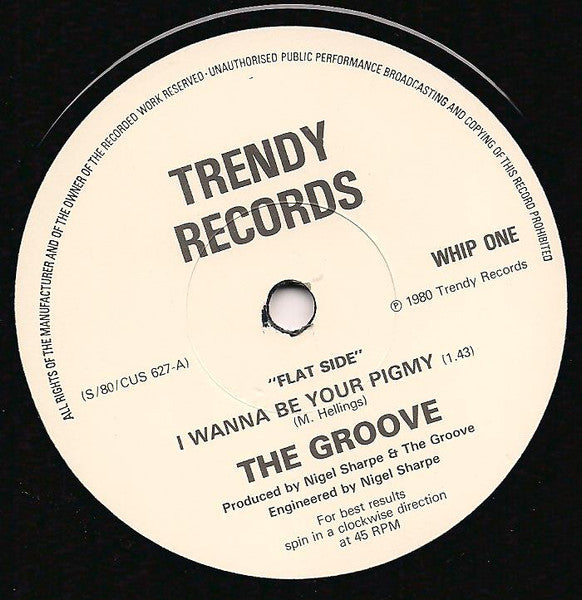 The Groove | I Wanna Be Your Pigmy EP (7 inch single)