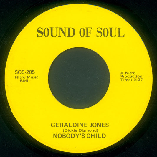 Nobody's Child | Geraldine Jones / All My Friends Call Me A Fool (7" single)