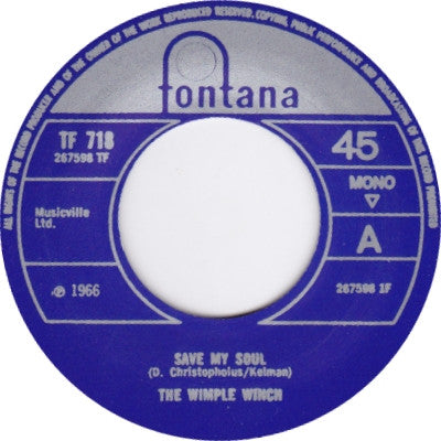 The Wimple Winch | Save My Soul (7" single)