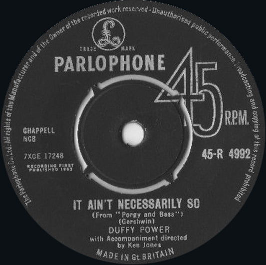 Duffy Power | It Ain't Necessarily So (7" single)