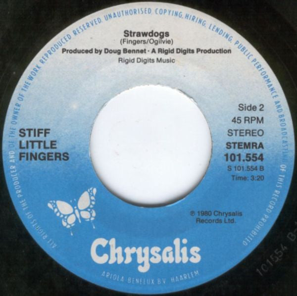 Stiff Little Fingers | At The Edge ( 7" single)