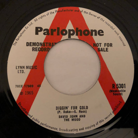 David John & The Mood | Diggin' For Gold (7" single)