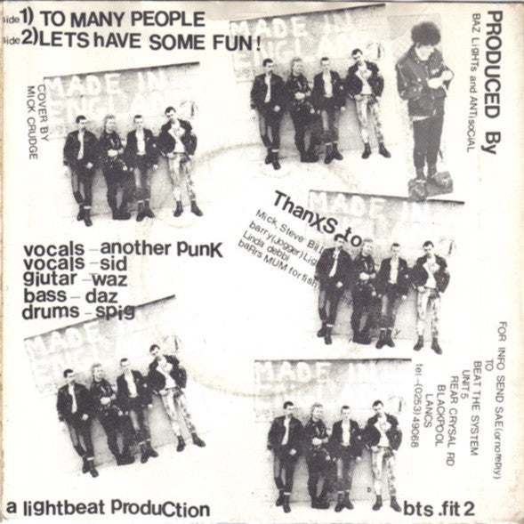 Antisocial | To Many People (7" single)