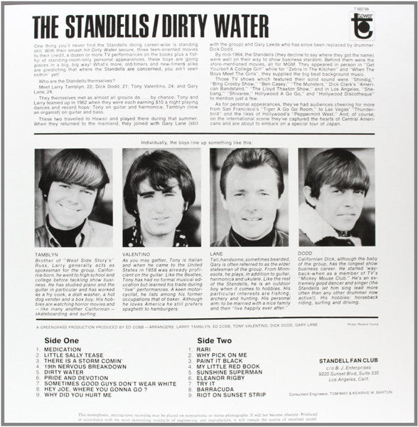 The Standells | Dirty Water (12 inch LP)