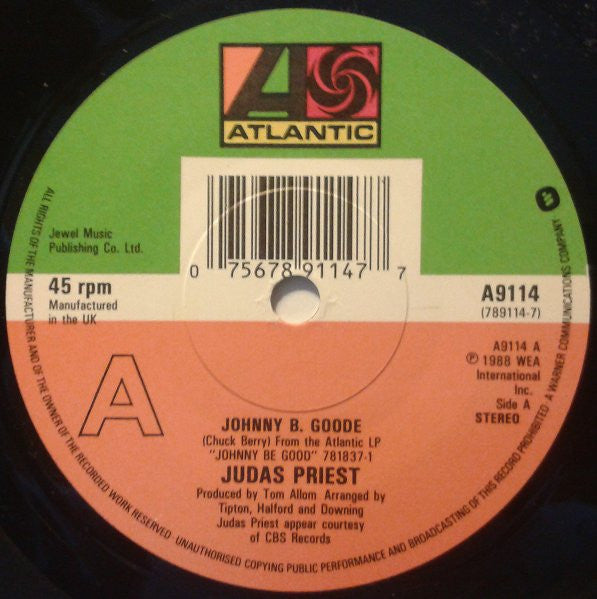 Judas Priest | Johnny Be Good (7" single)