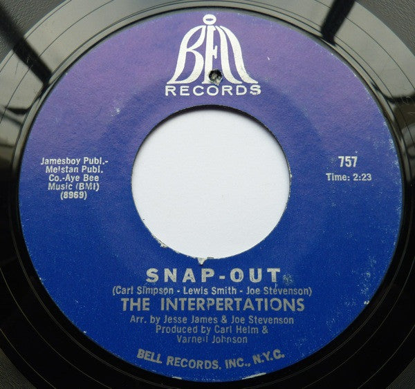 The Interpertations | Soul Affection / Snap-Out (7" single)