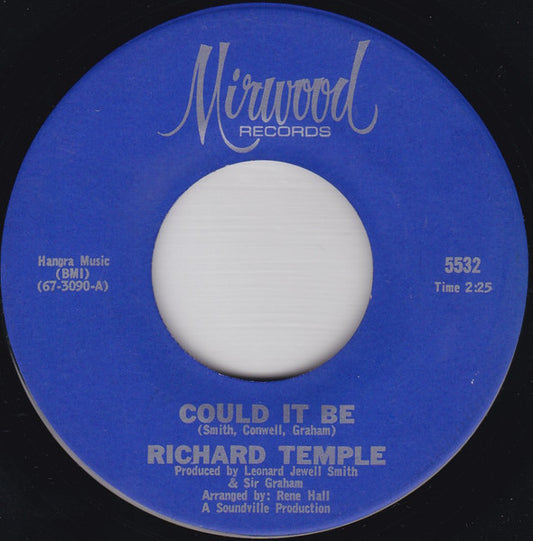 Richard Temple | Could It Be / That Beatin' Rhythm (7" single)