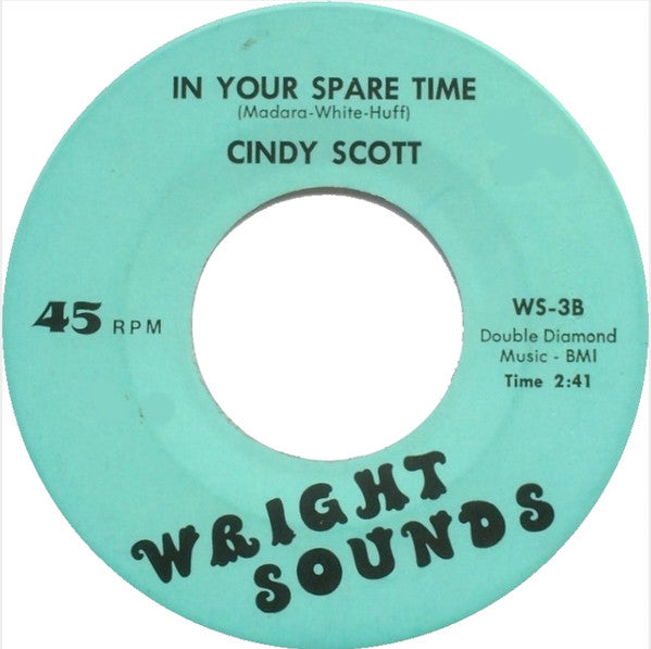 Cindy Scott | I Love You Baby (7" single)