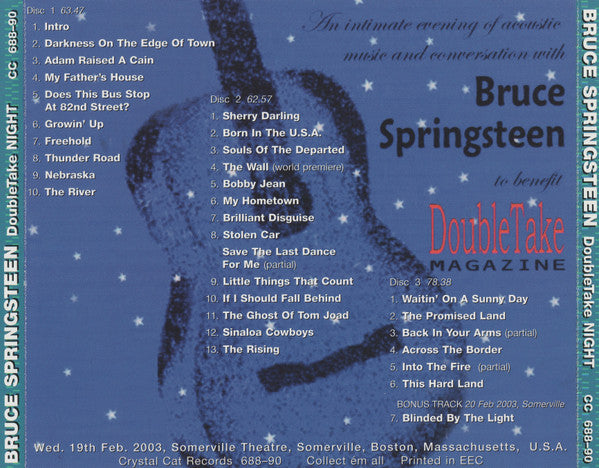 Bruce Springsteen | DoubleTake Night ( CD )