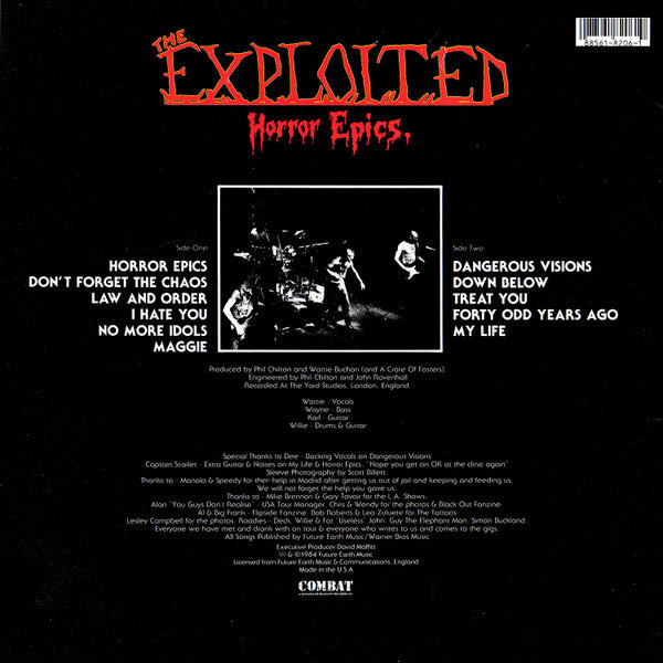 The Exploited | Horror Epics ( 12" album)