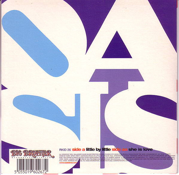 Oasis | Little By Little / She Is Love ( 7" single)