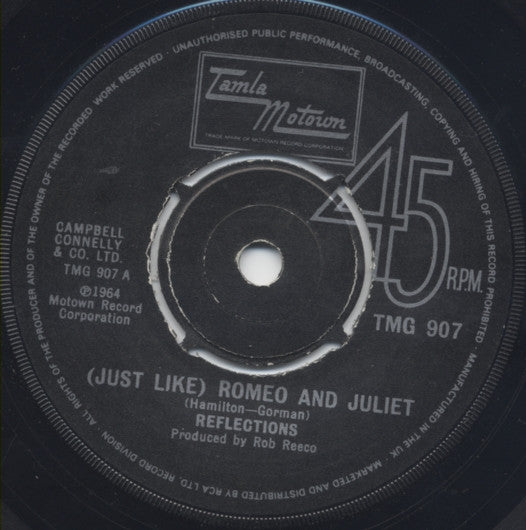 Reflections | (Just Like) Romeo And Juliet (7" single)