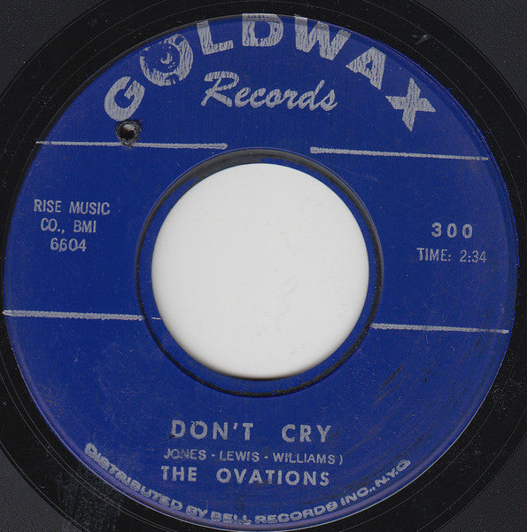 The Ovations | Don't Cry (7 inch single)