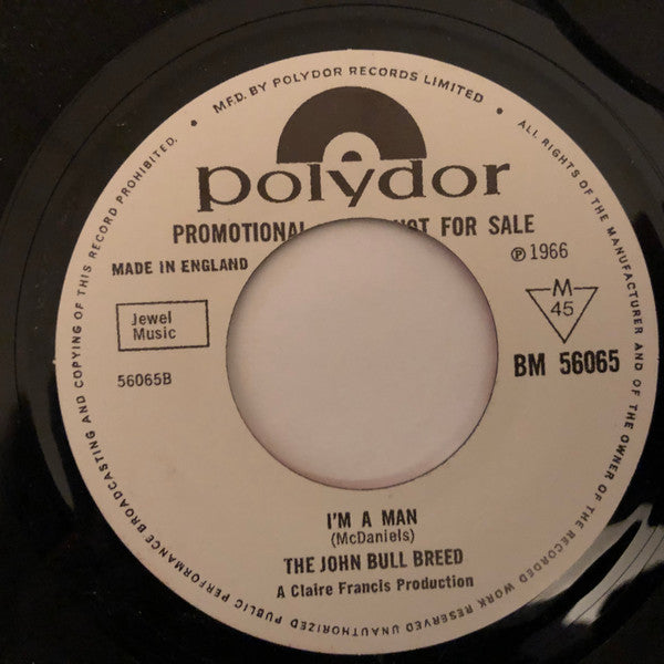 The John Bull Breed | Can't Chance A Breakup (7" single)