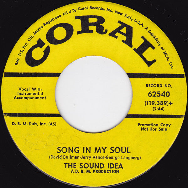 The Sound Idea ‎| The Sounds (7" single)