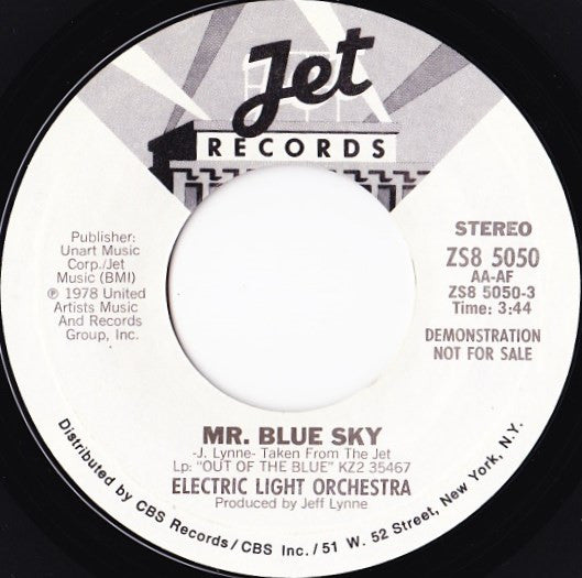 Electric Light Orchestra | Mr. Blue Sky (7" single)