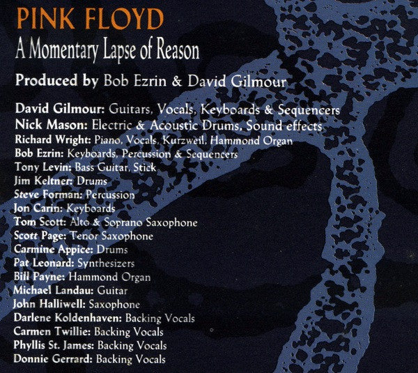 Pink Floyd | A Momentary Lapse Of Reason (12" album)