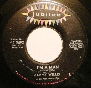 Timmy Willis | Easy As Saying 1-2-3 (7 inch single)