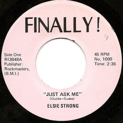 Elsie Strong – Just Ask Me (7 inch single)