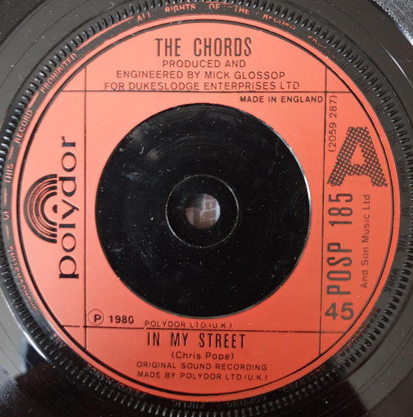 The Chords | In My Streets (7" single)