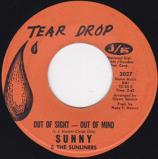 Sunny & The Sunliners | No One Else Will Do (7 inch single)