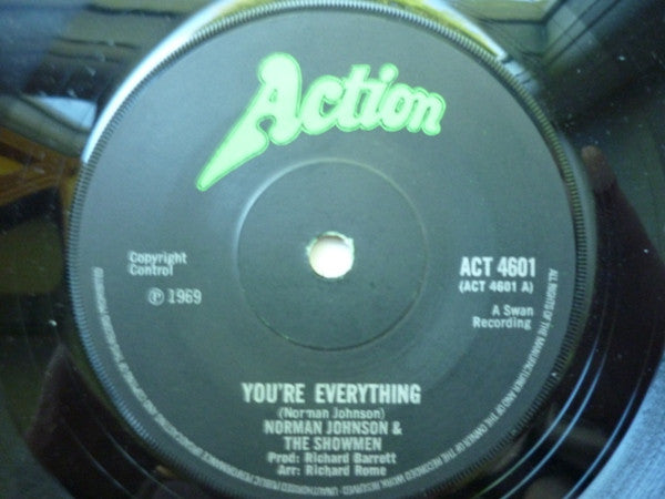 Norman Johnson & The Showmen ‎| You're Everything (7" single)