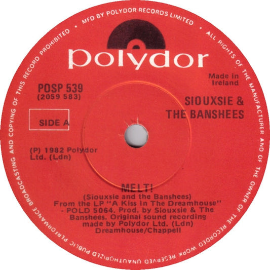 Siouxsie & The Banshees ‎| Melt ( 7" single )