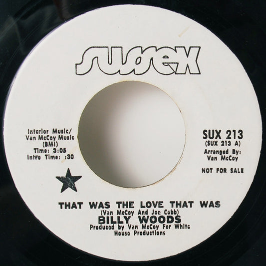 Billy Woods | That Was The Love That Was / Let Me Make You Happy (7" single)