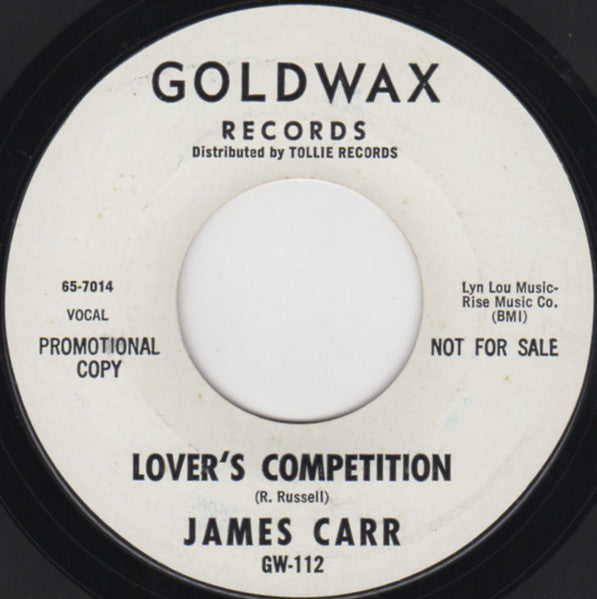 James Carr ‎| I Can't Make It / Lover's Competition (7" single)