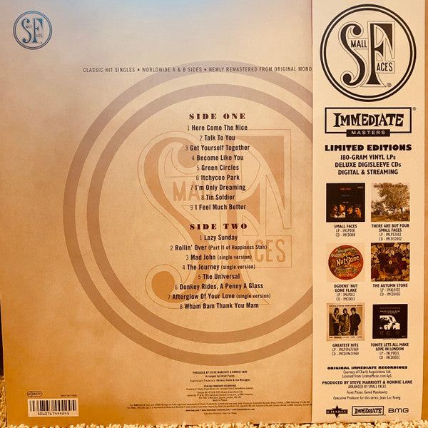 Small Faces | Greatest Hits The Immediate Years 1967 - 1969 ( 12" album)