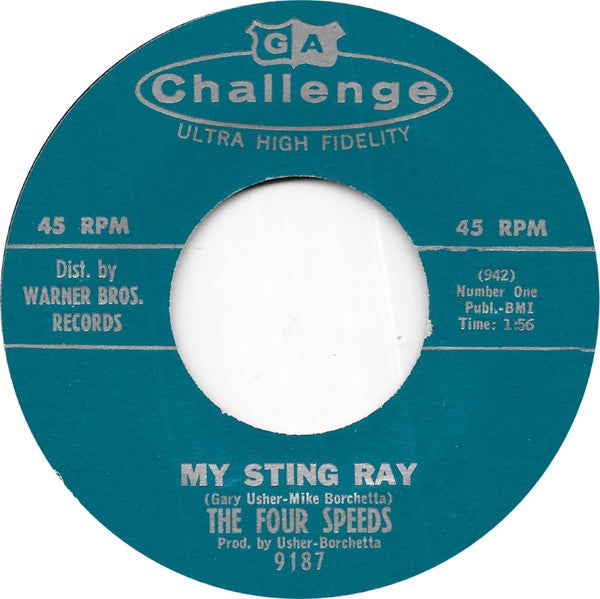 The Four Speeds | My Sting Ray (7" single)