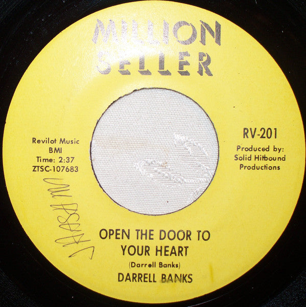 Darrell Banks | Our Love / Open The Door To Your Heart (7" single)