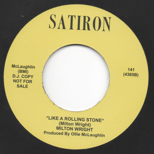 Milton Wright | I Belong To You (7" single)