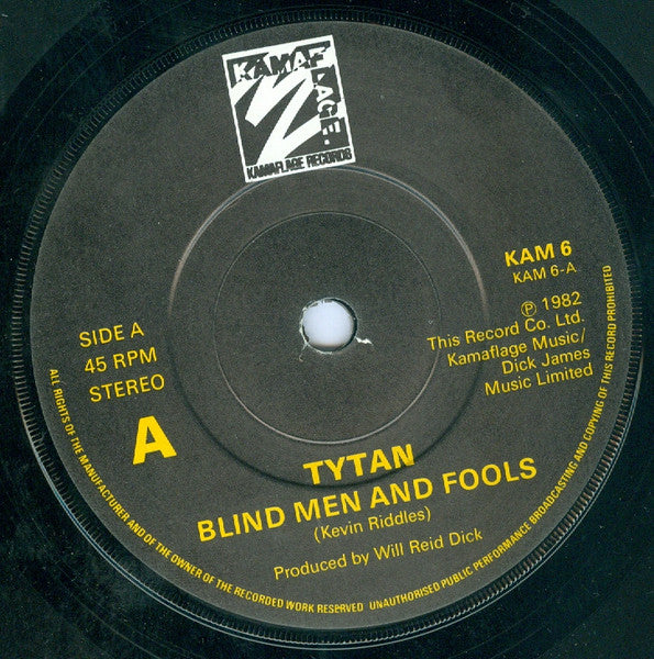 Tytan | Blind Men And Fools (7" single)