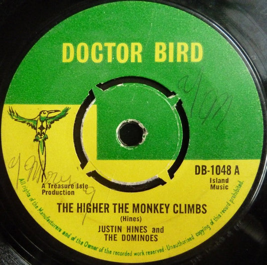 Justin Hines And The Dominoes | The Higher The Monkey Climbs (7" single)