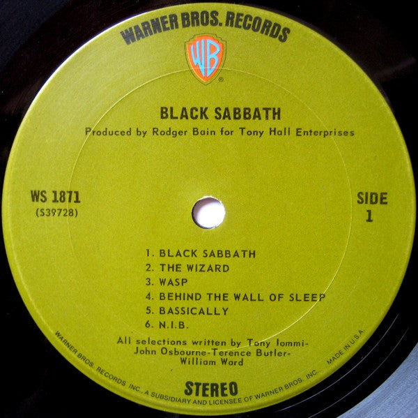 Black Sabbath | Black Sabbath (12" Album)