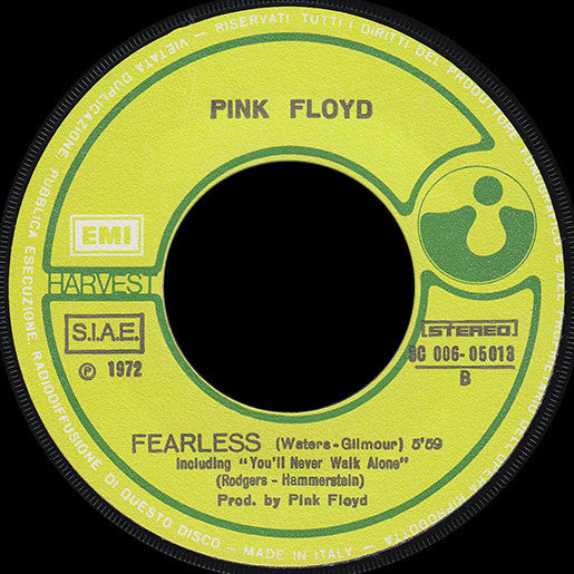 Pink Floyd | One Of These Days / Fearless (7" single)