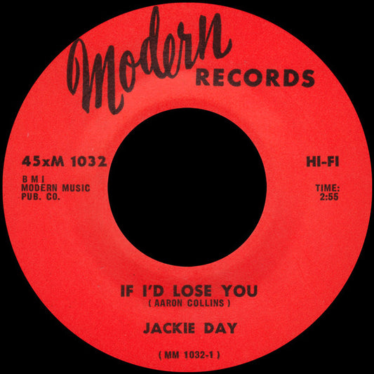Jackie Day | If I'd Lose You (7 inch single)
