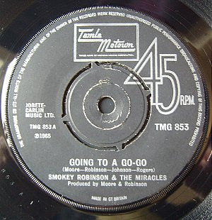 Smokey Robinson & The Miracles | Going To A Go-Go (7" single)