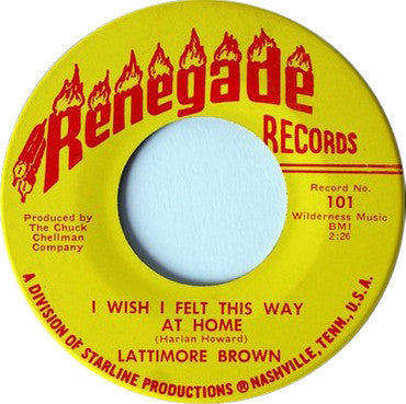 Lattimore Brown | Yak-A-Poo (7 inch record)