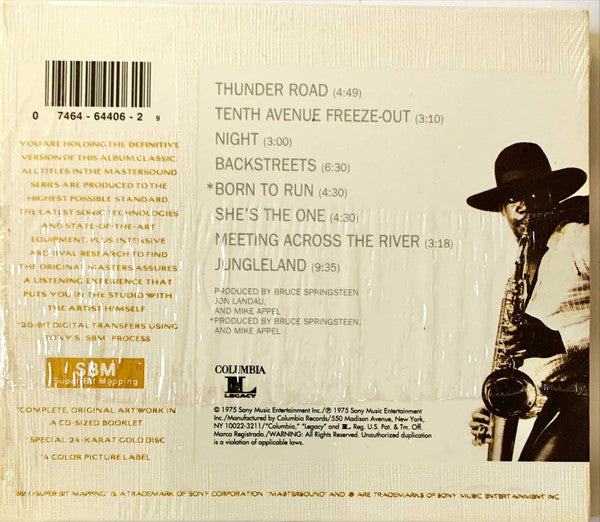 Bruce Springsteen | Born To Run ( Gold Disc CD )