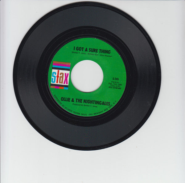 Ollie & The Nightingales ‎| I Got A Sure Thing (7 inch single)