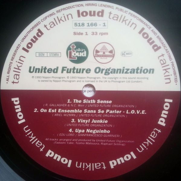 United Future Organization | United Future Organization ( 12" album)