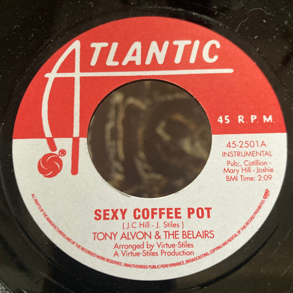 Tony Alvon & The Belairs / United 8 | Sexy Coffee Pot / Getting Uptown (To Get Down) (7" single)