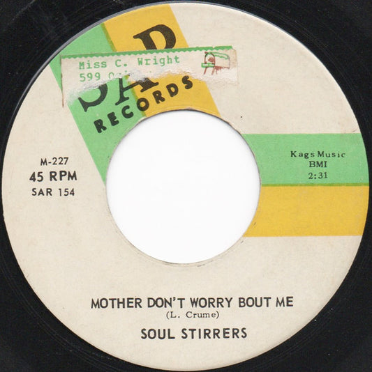 Soul Stirrers | Mother Don't Worry Bout Me (Promo) (7" single)