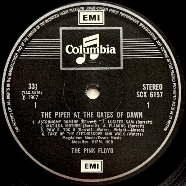 The Pink Floyd | The Piper At The Gates Of Dawn (12" album)