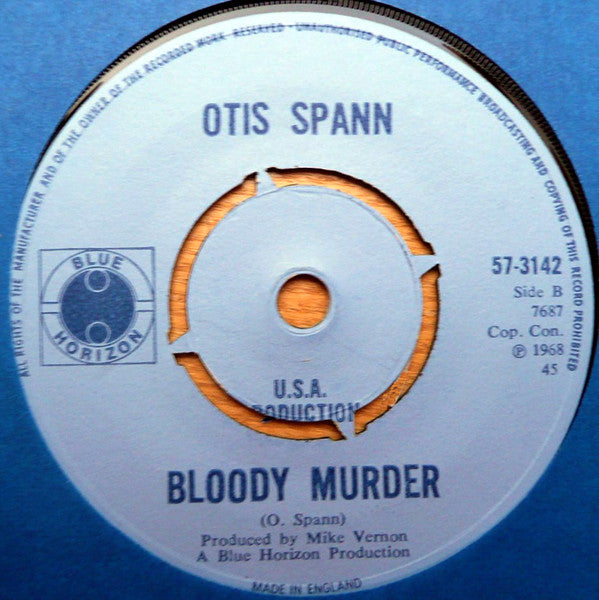 Otis Spann ‎| Can't Do Me No Good  (7" single)