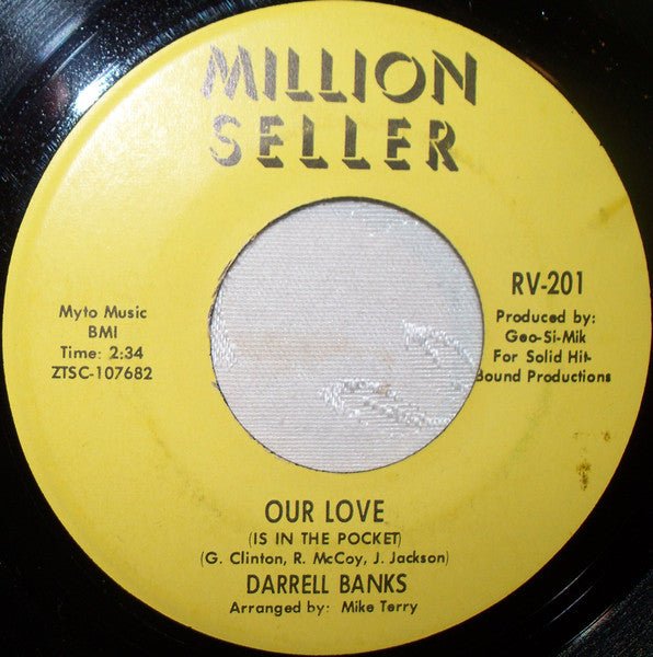 Darrell Banks | Our Love / Open The Door To Your Heart (7" single)