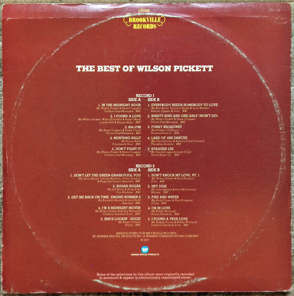 Wilson Pickett | The Best Of Wilson Pickett (12 inch LP)