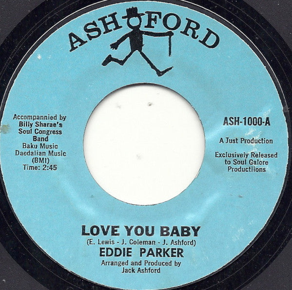 Eddie Parker | Love You Baby (7" single)